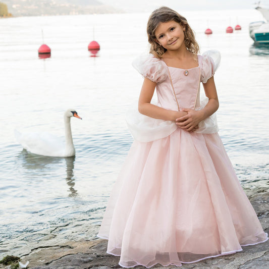 Antique Pink Princess Gown - Size 5-6 Years