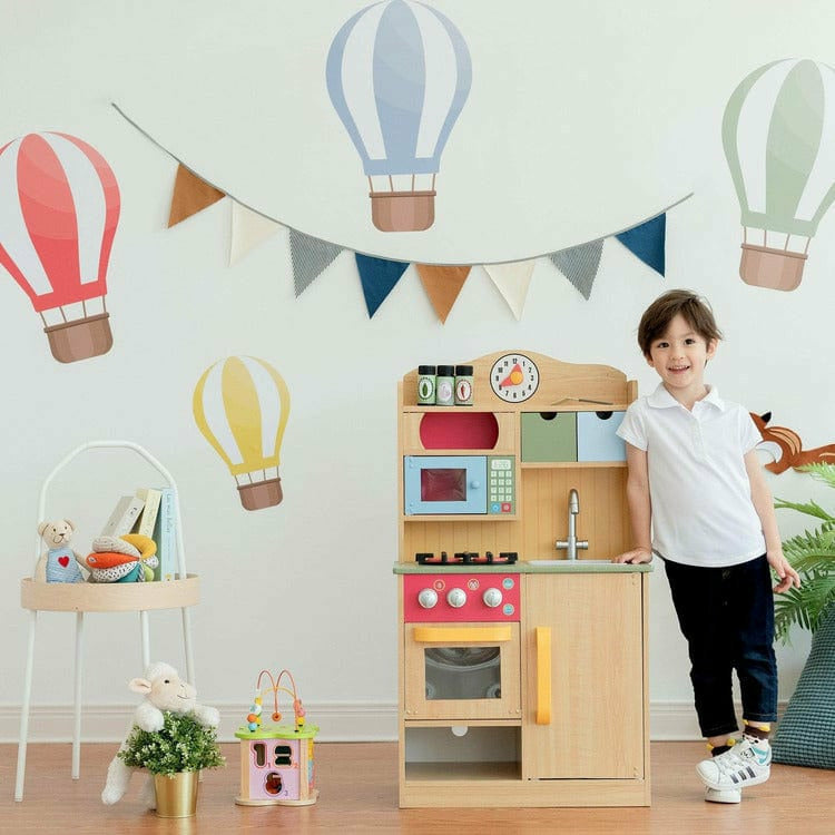 Little Chef Florence Classic Play Kitchen - Wood Grain