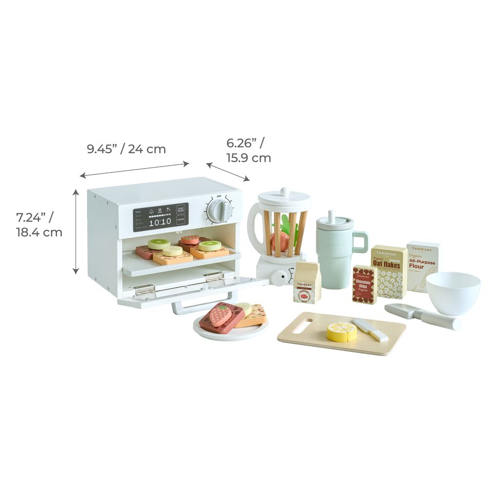 Little Chef Santa Barbara Wooden Healthy Dessert Set with 27 Accessories