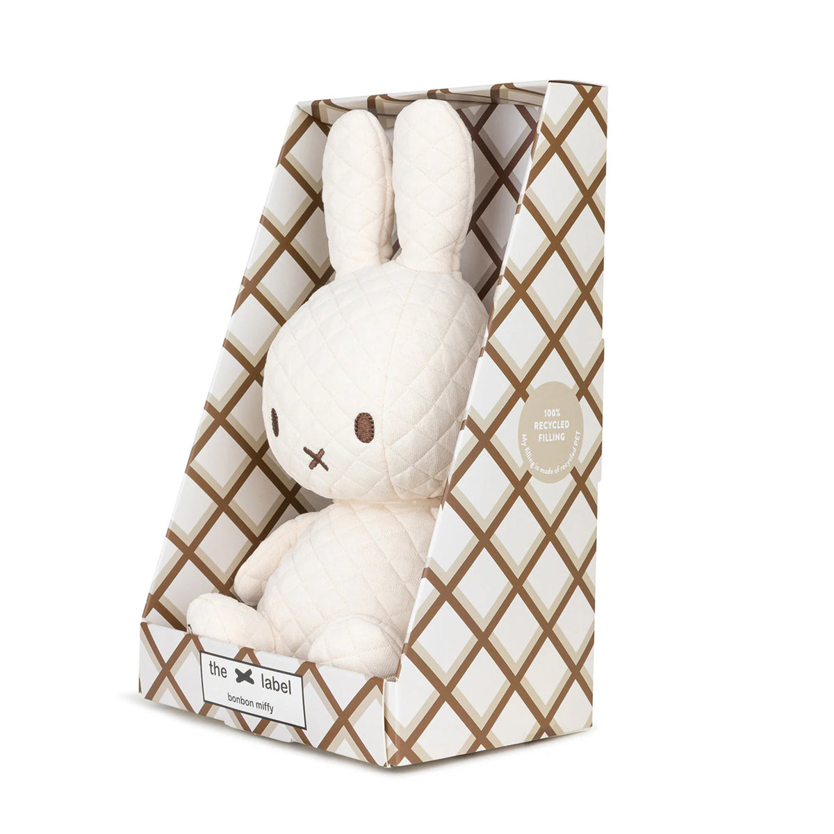 Miffy Cream Bonbon Sitting Plush in Giftbox - 9"