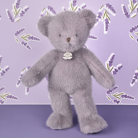 Small Teddy Bear - Grey Lavender