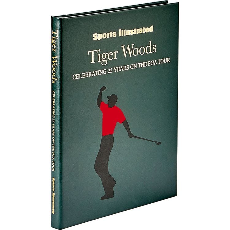 Sports Illustrated Tiger Woods 25 Year Special Edition Leather Book