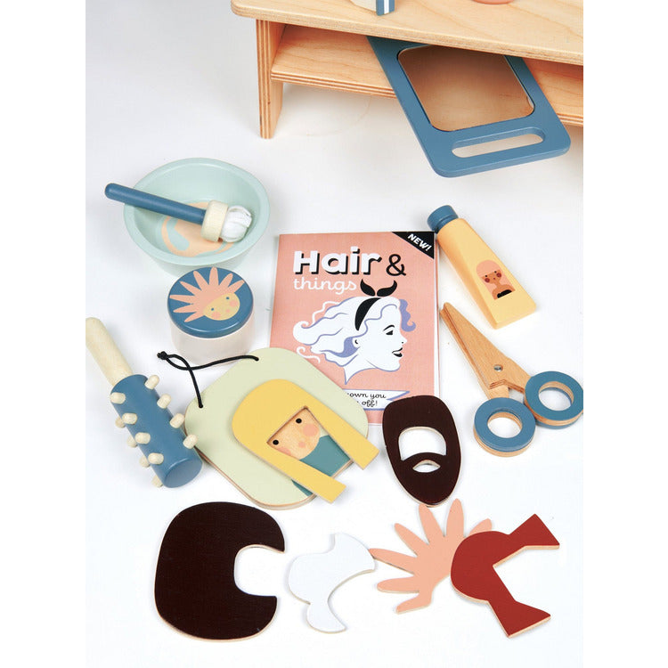 Wooden Hair Salon Set