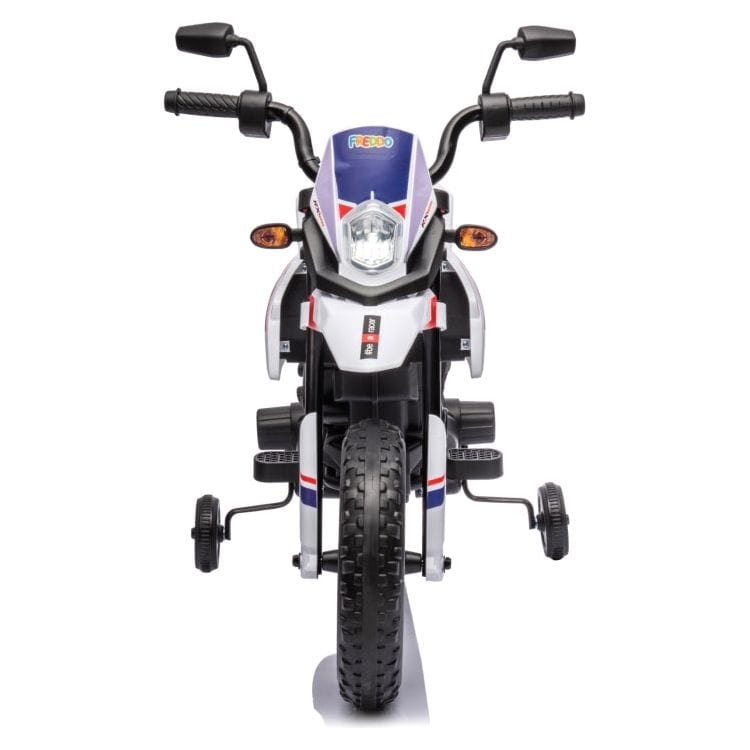 12V Aprilia Motorcycle 1 Seater Ride On for Kids - White
