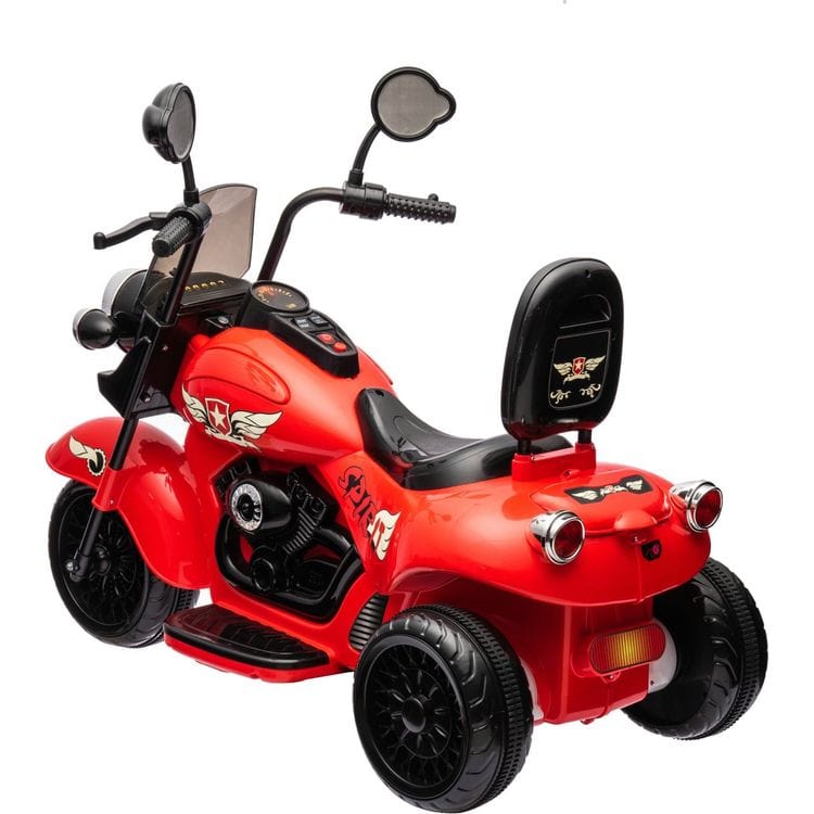 12V Kids Cruiser 1-Seater Motorcycle - Red