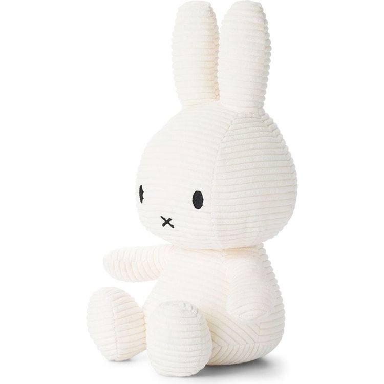 13" Miffy ECO Corduroy Plush - Off-White