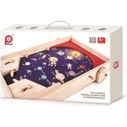 2 in 1 Tabletop Game: Pinball & Soccer