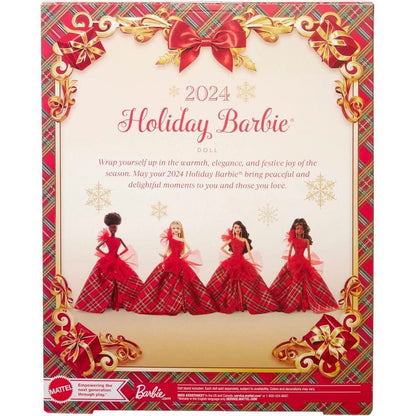 2024 Barbie Holiday Doll -  Black Hair