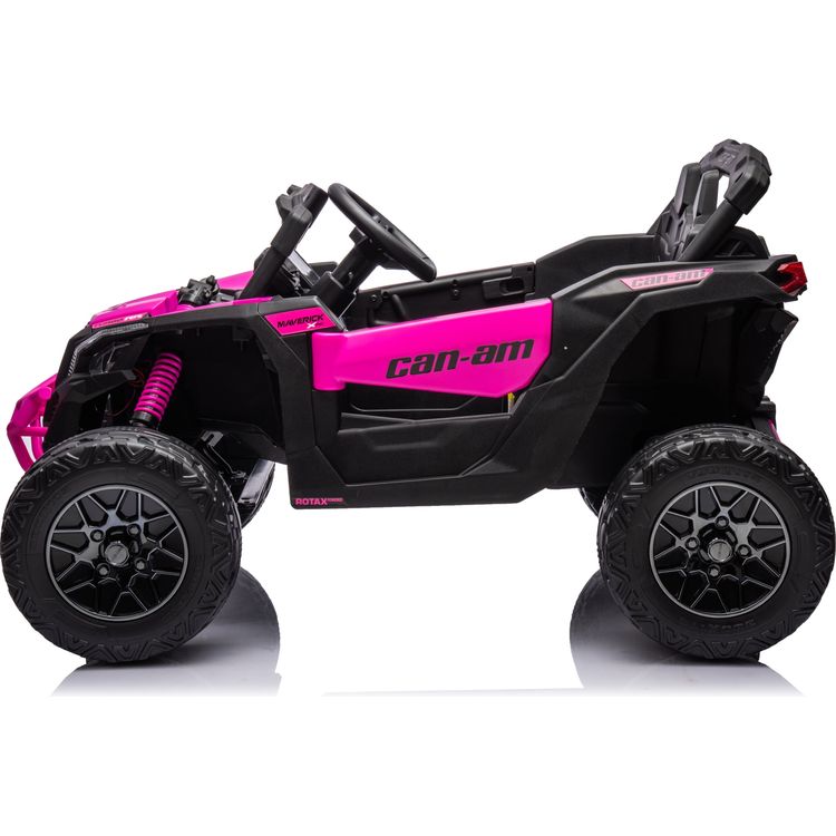 24V Can Am Maverick 1-Seater UTV Ride On - Pink