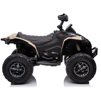 24V Can Am Renegade 1-Seater ATV Ride On - Khaki
