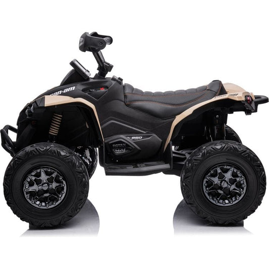 24V Can Am Renegade 1-Seater ATV Ride On - Khaki