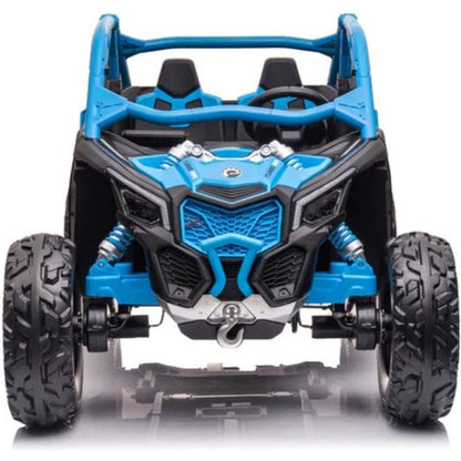 2x24V 4x4 Can Am Maverick 2 Seater Ride on UTV - Blue