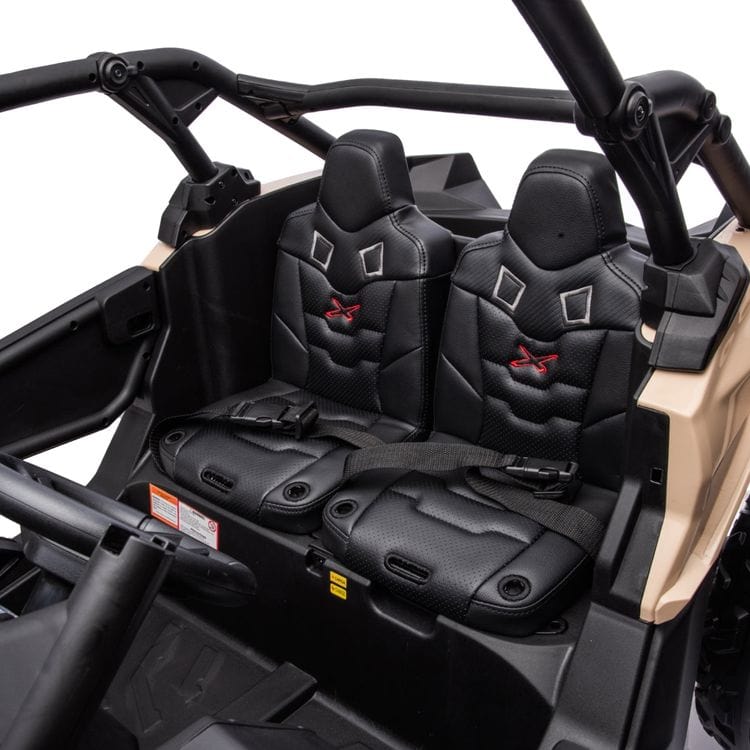 2x24V 4x4 Can Am Maverick 2 Seater Ride on UTV - Khaki