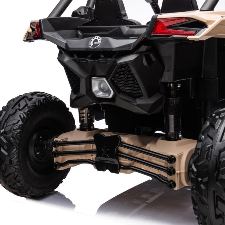 2x24V 4x4 Can Am Maverick 2 Seater Ride on UTV - Khaki