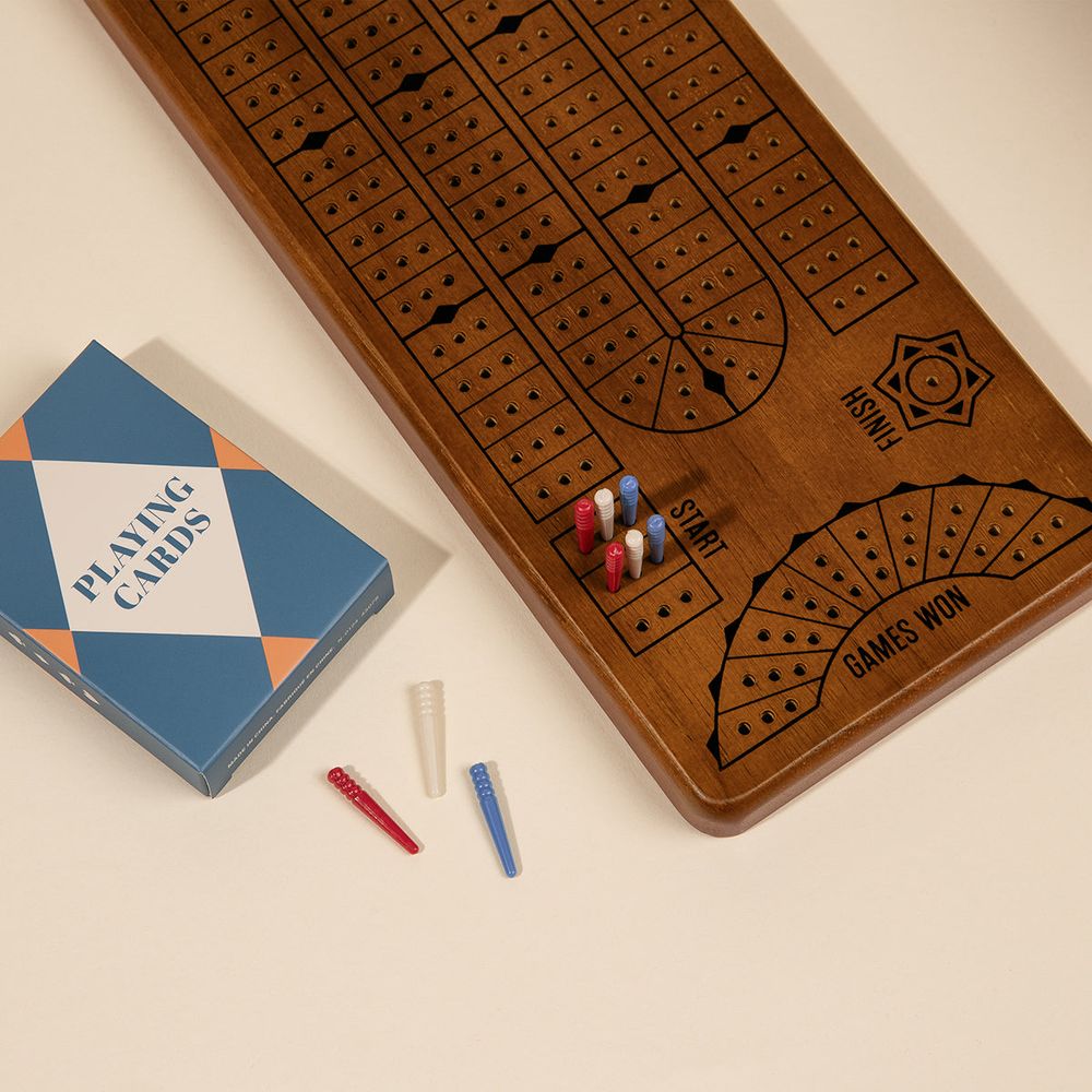 3-in-1 Premium Game Collection Scrabble Trivial Pursuit and Cribbage