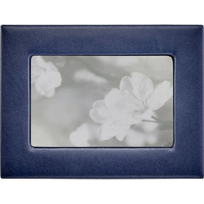 4" x 6" Leather Studio Frame - Navy Blue