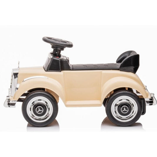 6V Mercedes Benz 300S 1-Seater Mini Ride On Car - Beige