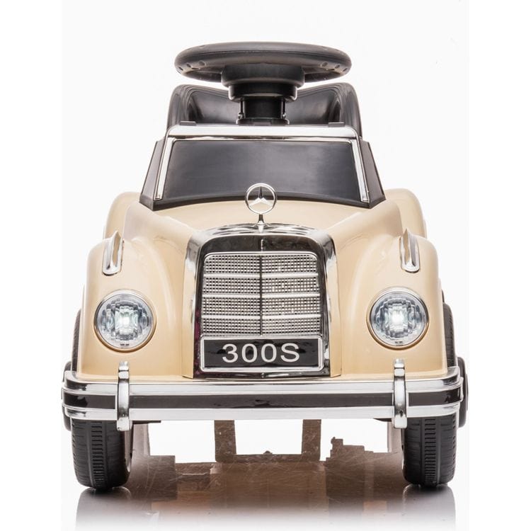 6V Mercedes Benz 300S 1-Seater Mini Ride On Car - Beige