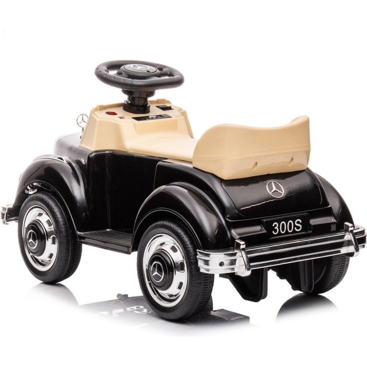 6V Mercedes Benz 300S 1-Seater Mini Ride On Car - Black
