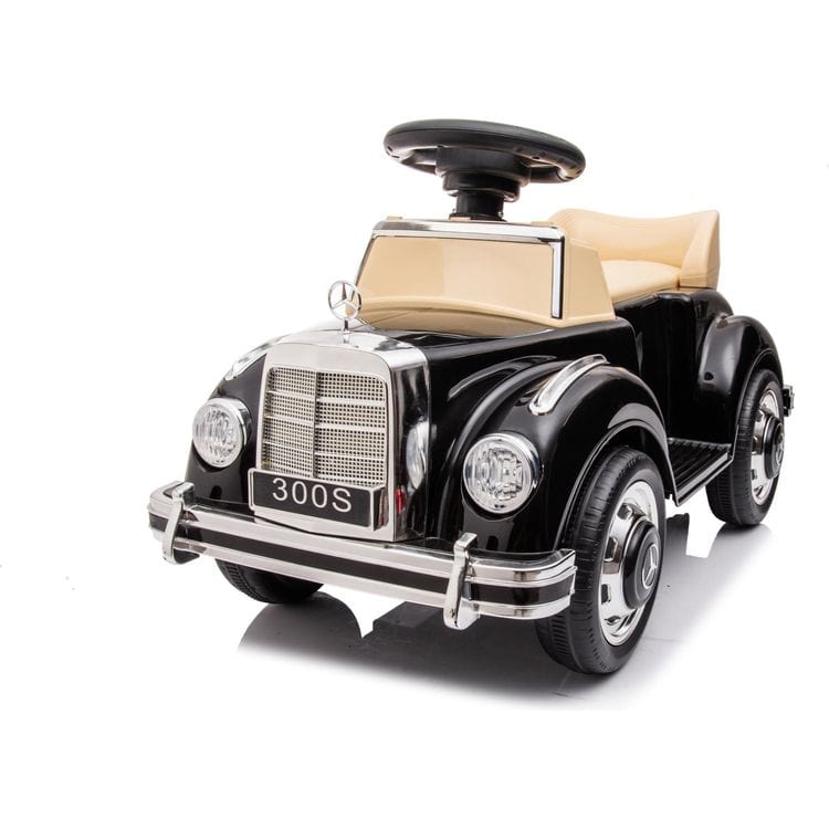 6V Mercedes Benz 300S 1-Seater Mini Ride On Car - Black