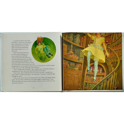 "Alice's Adventures in Wonderland" Book in Ice Bonded Leather