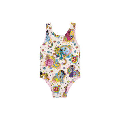 Barbie Star Power - Kids Reversible One Piece Swimsuit