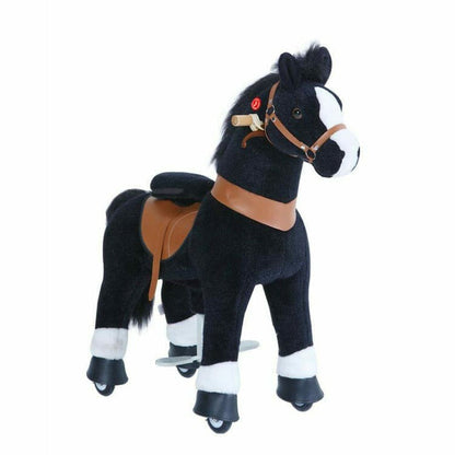 Black Model U Ride-On Horse - 4-7 Years