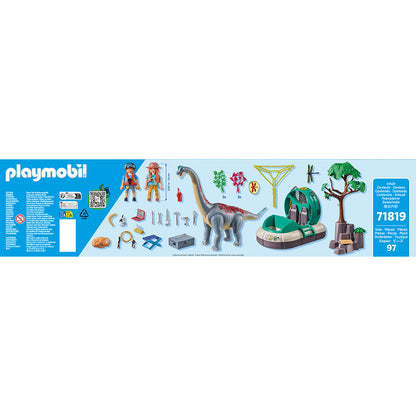 Brachiosaurus with Hovercraft Playset