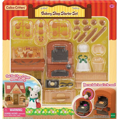 Calico Critters Bakery Shop Starter Set, Dollhouse Playset with Furniture and Accessories