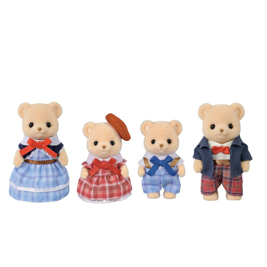 Calico Critters Biscuit Bear Family Collectible Doll Figures