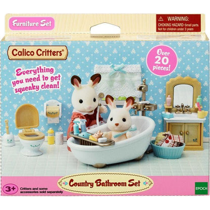 Calico Critters Country Bathroom Set, Dollhouse Furniture and Accessories