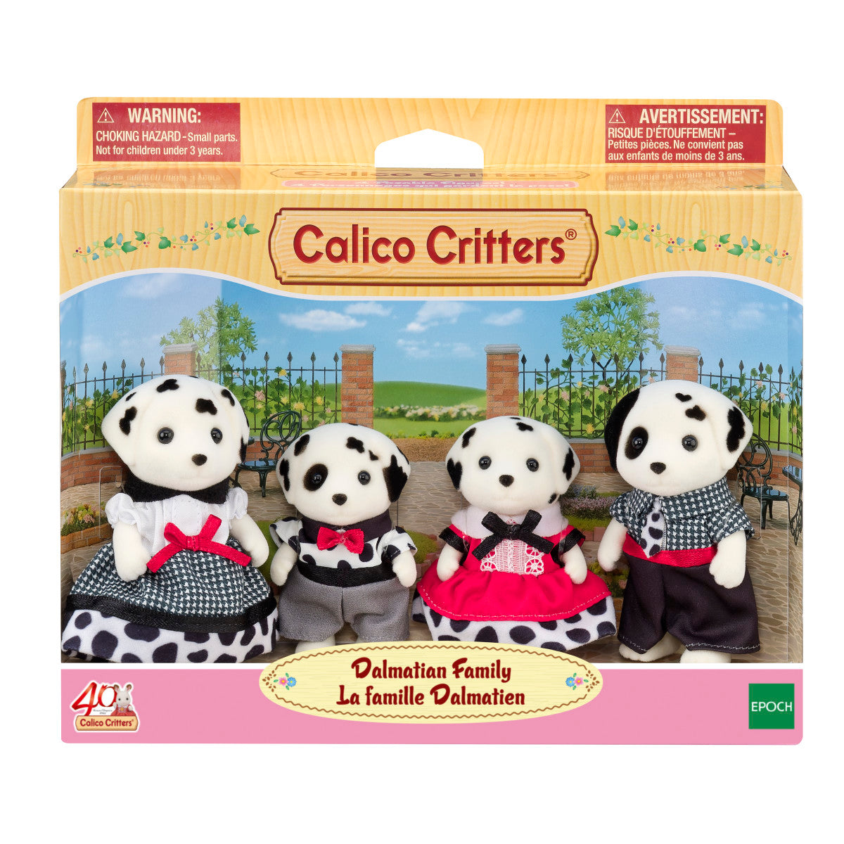Calico Critters Dalmatian Family Collectible Doll Figures