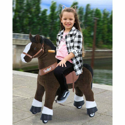 Chocolate Brown Model U Ride-On Horse - 4-7 Years