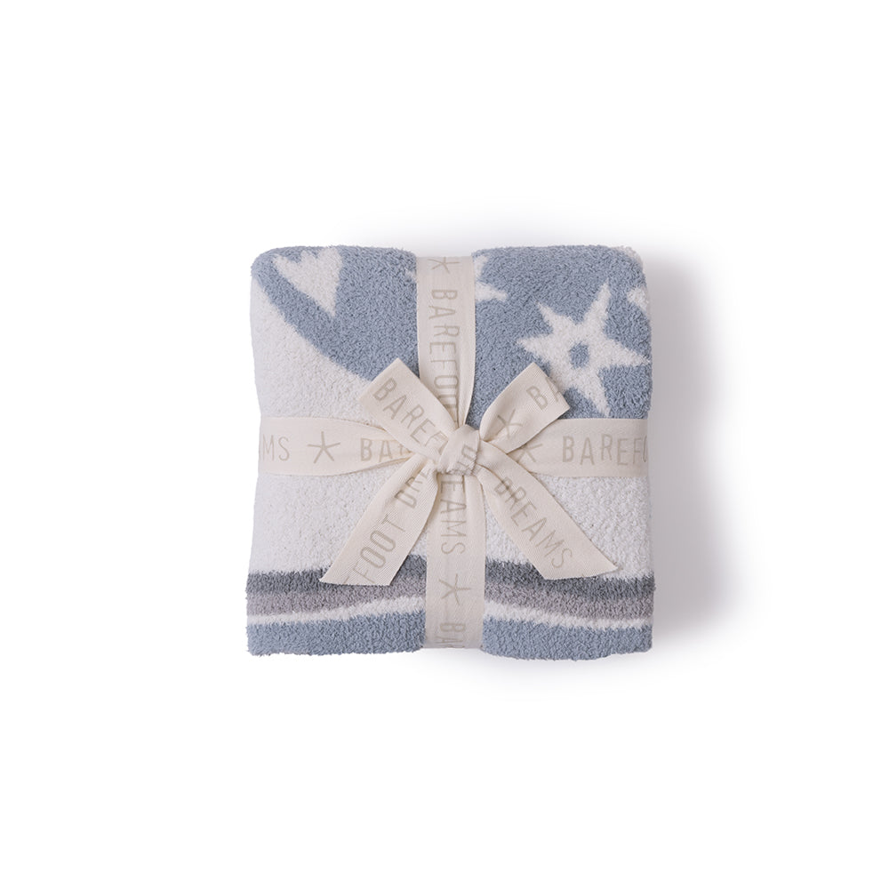CozyChic Desert Bird Receiving Blanket - Surf Spray Multi