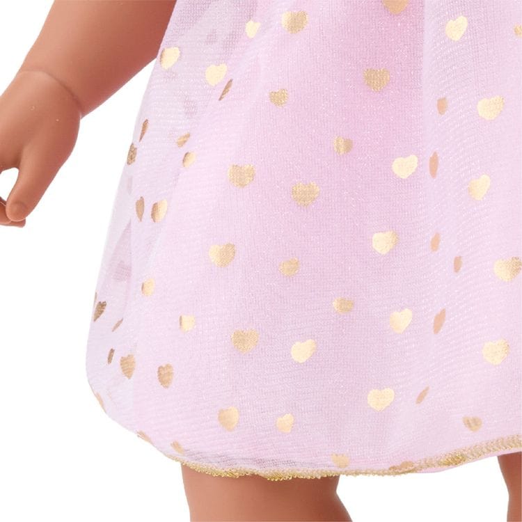 Cuddle Baby Doll 14-Inches - Dark Brown Hair