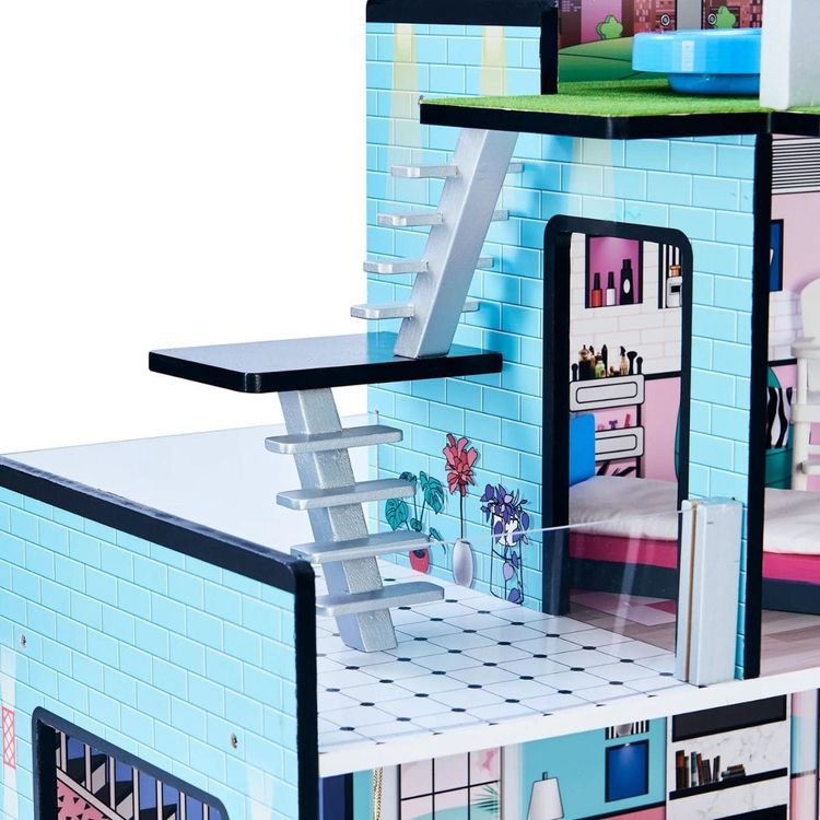 Dreamland Barcelona Dollhouse - Turquoise/Black