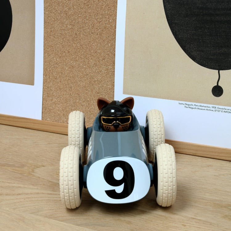 Egg Roadster Scrambler Car Toy - Grey/Blue