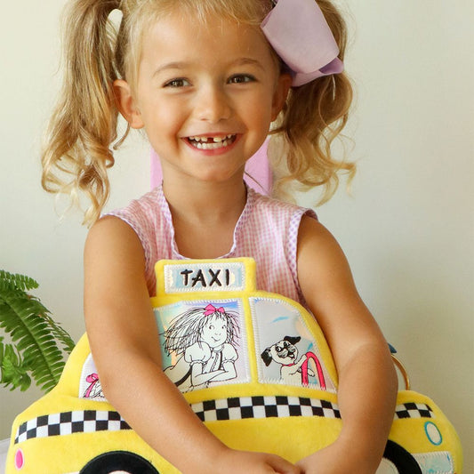 Eloise Taxi Plush Pillow