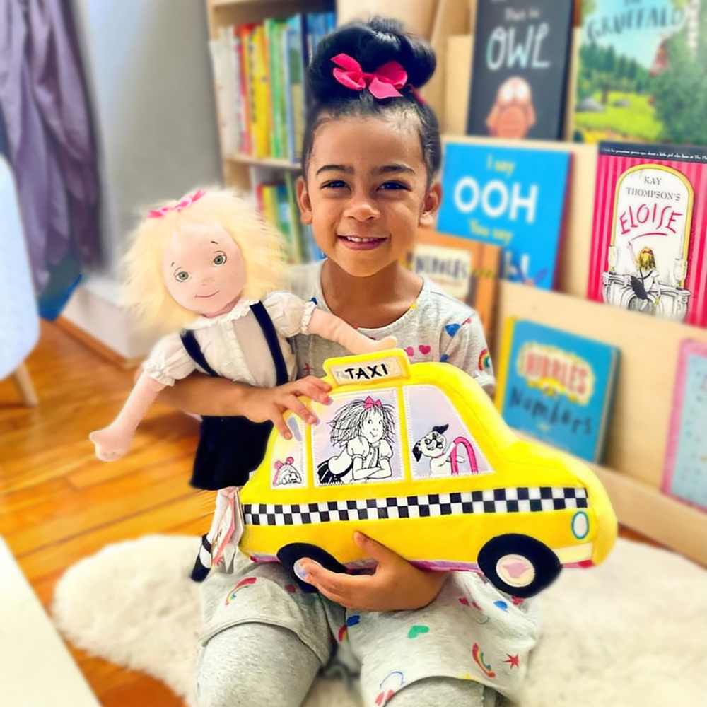 Eloise Taxi Plush Pillow