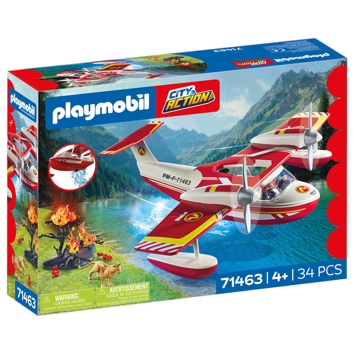 Firefighting Seaplane Playset
