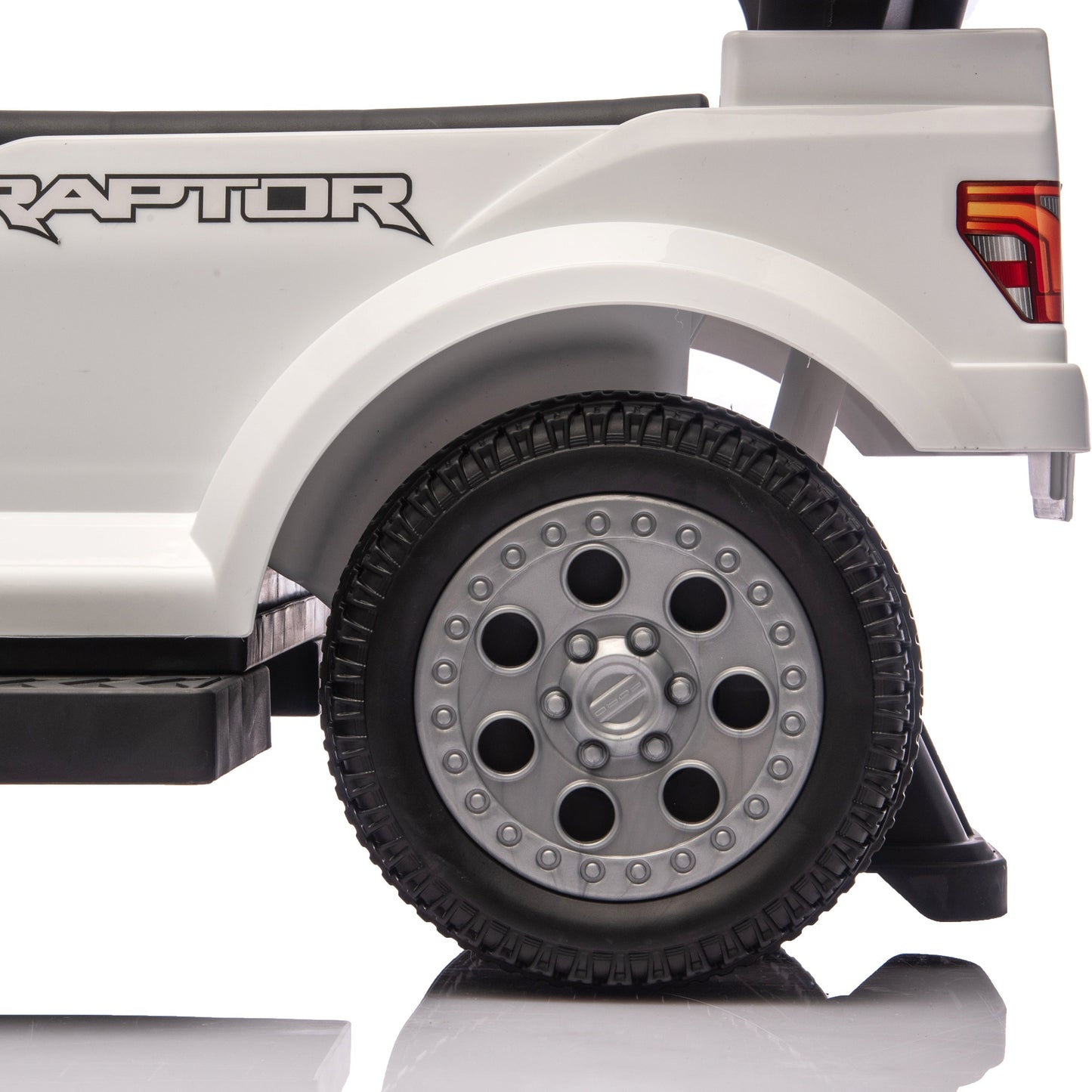 Ford Raptor 3-in-1 Push Ride On Toy Car - White