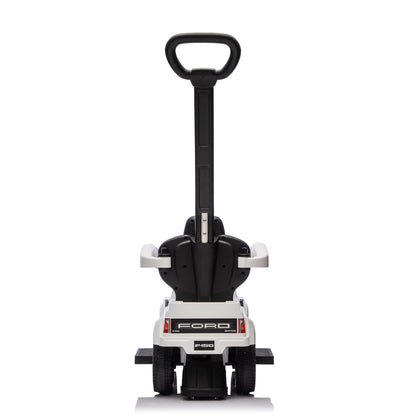 Ford Raptor 3-in-1 Push Ride On Toy Car - White