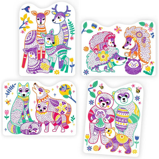 Forest Families Coloring Set
