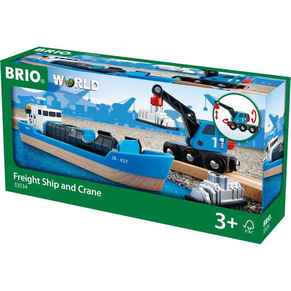 Freight Ship and Crane