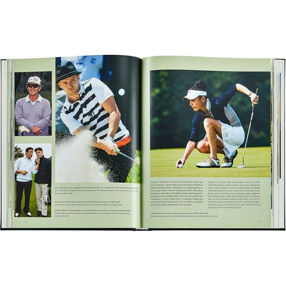 "Golf: The Ultimate Book" in Green Bonded Leather