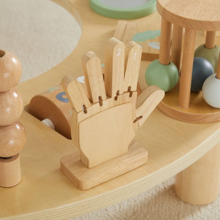 Hi-Lo Wood Activity Table