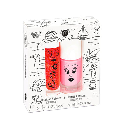 Holidays Nail Polish & Lipgloss Set