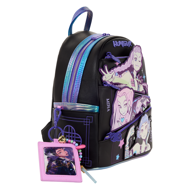 KPop Demon Hunters HUNTR/X Mini Backpack with Photo Card Charm