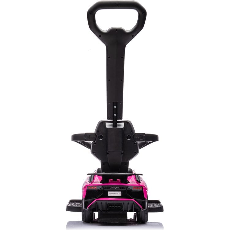 Lamborghini 3-in-1 Push Ride On Toy Car - Pink
