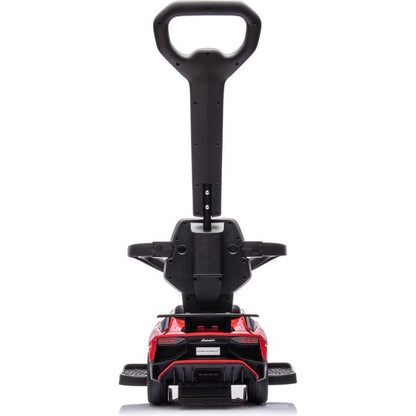 Lamborghini 3-in-1 Push Ride On Toy Car - Red